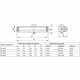 Доводчик Punto (Пунто) дверной SDC2040 (SD-2040) AL 55-80 кг (алюминий)