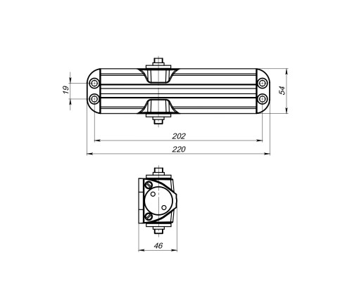 Доводчик Fuaro (Фуаро) дверной DC20-5/TS-68 WH до 110 кг (белый) Доводчик Fuaro (Фуаро) дверной DC20-5/TS-68 WH до 110 кг (белый)