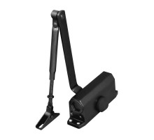 Доводчик Ajax (Аякс) дверной DCTR50-100 (TDR-100) 50-100кг BL черный