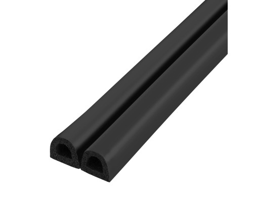 Уплотнитель Fuaro (Фуаро) самоклеящийся ADH/D-9x7,5mm, BLACK черный 100m Уплотнитель Fuaro (Фуаро) самоклеящийся ADH/D-9x7,5mm, BLACK черный 100m