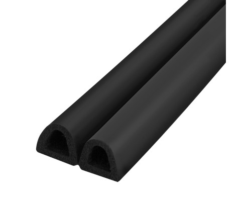 Уплотнитель Fuaro (Фуаро) самоклеящийся ADH/D-12x12mm, BLACK черный 150m Уплотнитель Fuaro (Фуаро) самоклеящийся ADH/D-12x12mm, BLACK черный 150m