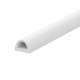 Уплотнитель Fuaro (Фуаро) самоклеящийся ADH/D-21x15mm, WHITE белый 50m