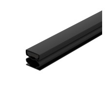 Уплотнитель Fuaro (Фуаро) магнитный самоклеящийся ADH/M-14,5x12,5 мм, черный 2,1 м (120 шт. в упак)