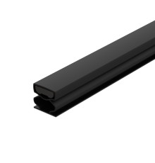 Уплотнитель Fuaro (Фуаро) магнитный самоклеящийся ADH/M-14,5x12,5 мм, черный 2,1 м (120 шт. в упак)