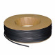 Уплотнитель Fuaro (Фуаро) самоклеящийся ADH/PPU-15x10mm, (ППУ 15х10 мм) BLACK черный 500m