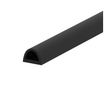 Уплотнитель Fuaro (Фуаро) самоклеящийся ADH/D-21x15mm, BLACK черный 50m