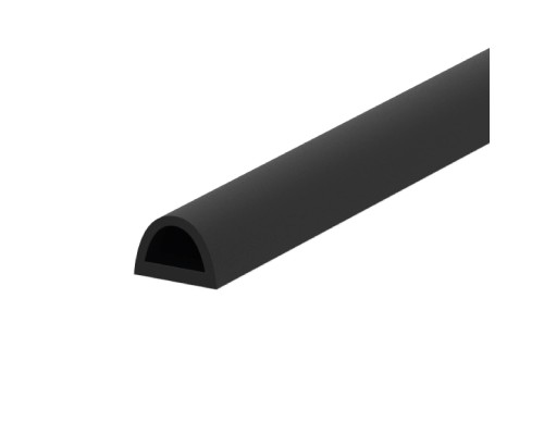 Уплотнитель Fuaro (Фуаро) самоклеящийся ADH/D-21x15mm, BLACK черный 50m