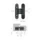 Петля Armadillo (Армадилло) скрытой установки U3D7000 BL (12060UN3D) черный TECH