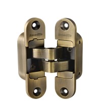 Петля Armadillo (Армадилло) скрытой установки U3D4200L AB левая (Architect 3D-ACH 40) бронза 40 кг