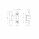 Петля Armadillo (Армадилло) скрытой установки U3D8000.VPG WH белый TECH