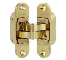 Петля Armadillo (Армадилло) скрытой установки U3D6200R SG правая (Architect 3D-ACH 60) мат. золото 60 кг