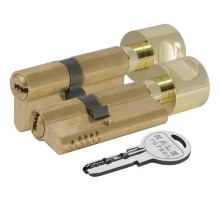 Цилиндровый механизм Kale kilit (Кале килит) с вертушкой 164 OBS SCE/70 (30+10+30) mm латунь 5 кл.