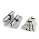 Цилиндровый Fuaro (Фуаро) механизм R600/90 mm (40+10+40) CP хром 5 кл.