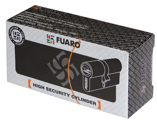 Цилиндровый Fuaro (Фуаро) механизм (100 CA/62) 1000CAKey62(26+10+26) CP хром 3Key