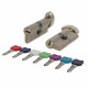 Цилиндровый Punto (Пунто) механизм MaxPro7002Knob110mm(55+10+45) SN никель 7key с вертушкой