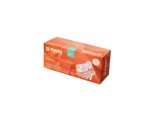 Цилиндровый Fuaro (Фуаро) механизм (R602/60) R6002Knob60(25+10+25) CP хром 5Key с вертушкой Цилиндровый Fuaro (Фуаро) механизм (R602/60) R6002Knob60(25+10+25) CP хром 5Key с вертушкой