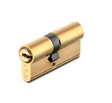 Цилиндровый Kale kilit (Кале килит) механизм 164 SN/68 (26+10+32) mm упк.БЛИСТЕР латунь 5 кл.