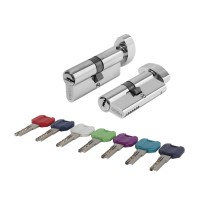 Цилиндровый Punto (Пунто) механизм MaxPro7002Knob70mm(30+10+30) CP хром 7key с вертушкой