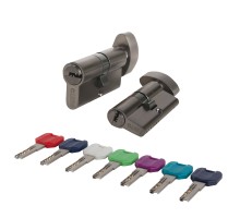 Цилиндровый Punto (Пунто) механизм MaxPro7002Knob70mm(30+10+30) GR графит 7key с вертушкой