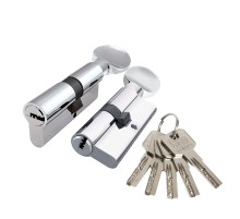 Цилиндровый Punto (Пунто) механизм Z3002Knob80(40+10+30) с вертушкой CP хром