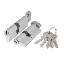 Цилиндровый Ajax (Аякс) механизм (AZ102/80) AZ1002Knob80 (30+10+40) CP хром