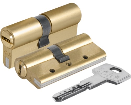 Цилиндровый Kale kilit (Кале килит) механизм 164 DBN-E/80 (30+10+40) mm латунь 5 кл. Цилиндровый Kale kilit (Кале килит) механизм 164 DBN-E/80 (30+10+40) mm латунь 5 кл.