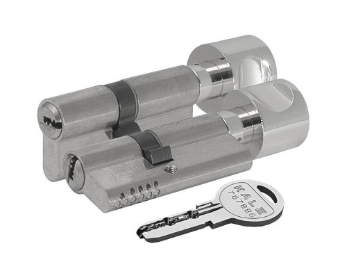 Цилиндровый механизм Kale kilit (Кале килит) с вертушкой 164 OBS SCE/100 (45+10+45) mm никель 5 кл. new Цилиндровый механизм Kale kilit (Кале килит) с вертушкой 164 OBS SCE/100 (45+10+45) mm никель 5 кл. new