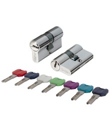 Цилиндровый Punto (Пунто) механизм MaxPro7000Key 52mm (21+10+21) SSC сатин.хром 7key