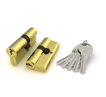 Цилиндровый Fuaro (Фуаро) механизм R300/70 mm-BL (30+10+30) PB латунь 5 кл. БЛИСТЕР