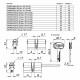 Цилиндровый механизм Mottura (Моттура) под вертушку (дл. шток) CP4P713101 (102 мм/66+10+26) МАТ.НИКЕЛЬ