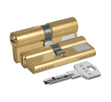 Цилиндровый Kale kilit (Кале килит) механизм 164 BN/80 (30+10+40) mm латунь 5 кл.