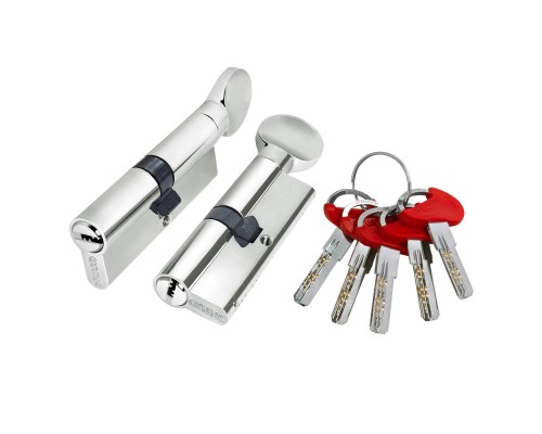 Цилиндровый Fuaro (Фуаро) механизм (D-PRO502-8/90) D-PRO5002-8Knob90(40+10+40) CP хром 5+1Key с верт. перекод. Цилиндровый Fuaro (Фуаро) механизм (D-PRO502-8/90) D-PRO5002-8Knob90(40+10+40) CP хром 5+1Key с верт. перекод.