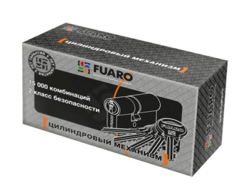 Цилиндровый Fuaro (Фуаро) механизм R300/70 mm (30+10+30) CP хром 5 кл. Цилиндровый Fuaro (Фуаро) механизм R300/70 mm (30+10+30) CP хром 5 кл.