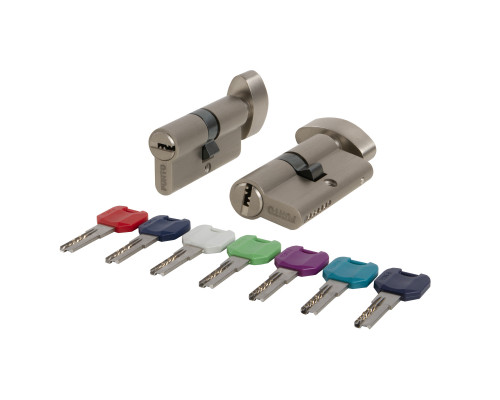 Цилиндровый Punto (Пунто) механизм MaxPro7002Knob70mm(25+10+35) SN никель 7key с вертушкой Цилиндровый Punto (Пунто) механизм MaxPro7002Knob70mm(25+10+35) SN никель 7key с вертушкой