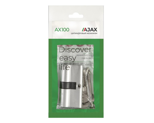 Цилиндровый Ajax (Аякс) механизм (AX100/60) AX1000Key60 (25+10+25)/HD CP хром 4Key Цилиндровый Ajax (Аякс) механизм (AX100/60) AX1000Key60 (25+10+25)/HD CP хром 4Key