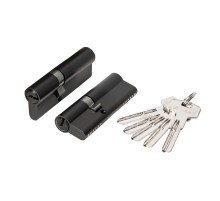 Цилиндровый Fuaro (Фуаро) механизм (200 ZA/80) 2000ZAKey80(30+10+40) BL черный 5Key