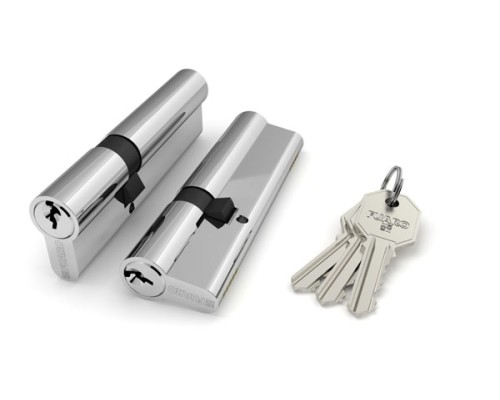 Цилиндровый Fuaro (Фуаро) механизм 100 CA 90 mm (35+10+45) CP хром 3 кл. Цилиндровый Fuaro (Фуаро) механизм 100 CA 90 mm (35+10+45) CP хром 3 кл.