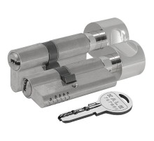 Цилиндровый механизм Kale kilit (Кале килит) с вертушкой 164 OBS SCE/68 (26+10+32) mm никель 5 кл.