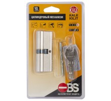 Цилиндровый Kale kilit (Кале килит) механизм 164 OBS SNE/90 (40+10+40) mm никель 5 кл. new