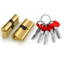 Цилиндровый Fuaro (Фуаро) механизм (D-PRO500/80) D-PRO5000Key80(30+10+40) PB латунь 5Key