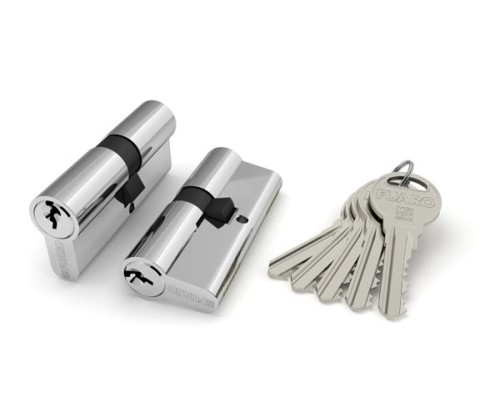 Цилиндровый Fuaro (Фуаро) механизм R300/70 mm (30+10+30) CP хром 5 кл. Цилиндровый Fuaro (Фуаро) механизм R300/70 mm (30+10+30) CP хром 5 кл.