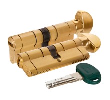 Цилиндровый механизм Mottura (Моттура) с вертушкой C31F363601RLC5 (72 мм/31+10+31), ЛАТУНЬ (PVD) (верт. 99.506)