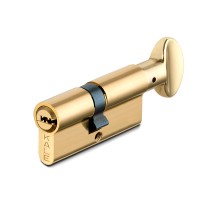 Цилиндровый механизм Kale kilit (Кале килит) с вертушкой 164 BM/72 (30+10+32) mm латунь 5 кл.