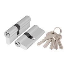 Цилиндровый Ajax (Аякс) механизм (AX100/80) AX1000Key80 (35+10+35) CP хром