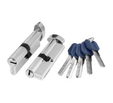 Цилиндровый Punto (Пунто) механизм (Z402/100) Z4002Knob100(50+10+40) с вертушкой CP хром