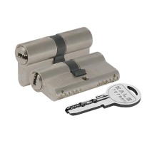 Цилиндровый Kale kilit (Кале килит) механизм 164 SN/90 (35+10+45) mm никель 5 кл.