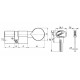Цилиндровый Fuaro (Фуаро) механизм (D-PRO502/90) D-PRO5002Knob90(40+10+40) CP хром 5Key