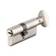 Цилиндровый механизм Kale kilit (Кале килит) с вертушкой 164 SM/80 (35+10+35) mm никель 5 кл.