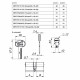 Цилиндровый механизм Mottura (Моттура) с вертушкой DPC1F3141 S3 (72 мм/26+10+36) САТИН.НИКЕЛЬ, 5+1 кл.