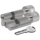 Цилиндровый механизм Kale kilit (Кале килит) с вертушкой 164 OBS SCE/80 (35+10+35) mm никель 5 кл.
